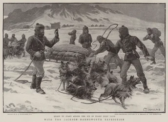 With the Jackson-Harmsworth Expedition